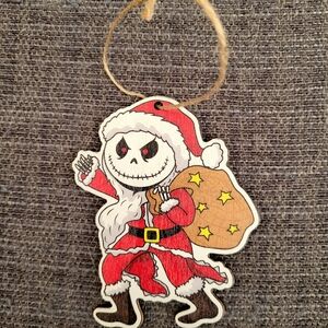 💀🎅 NB4Xmas Jack Skellington Sandy Claws Christmas Or Halloween Ornament